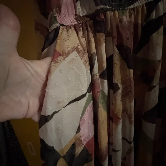 Torrid Multicolor Ruffle Trim Blouse - Picture 5 of 8